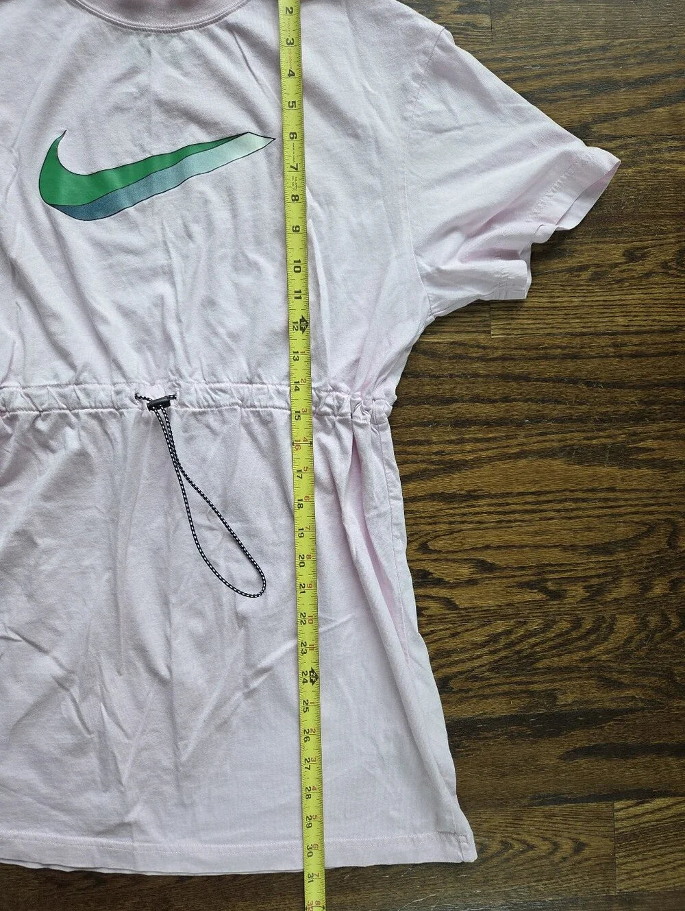 Nike Sportswear Icon Clash  Pink Drawstring Mini-dress‎